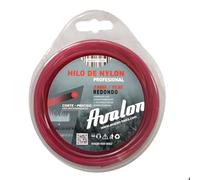 Avalon - Fil Rond en Nylon Universel pour débroussailleuse et Tondeuse (2 mm x 15 m)