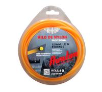 Avalon - Fil Rond en Nylon Universel pour débroussailleuse et Tondeuse (3,3 mm x 23 m)