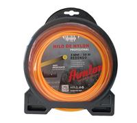 Avalon - Fil Rond en Nylon Universel pour débroussailleuse et Tondeuse (3 mm x 56 m)