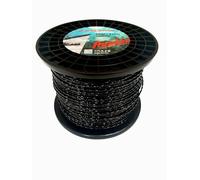 Avalon - Fil tressé en nylon universel pour débroussailleuse et tondeuse (3 mm x 210 m) Fil hélicoïdal pour le débroussailleuse et la végétation dense