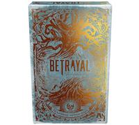 Avalon Hill Betrayal Jeu de Cartes inspiré du Tarot avec rôles Secrets - Version Allemande, Rouge, Blanc, Noir, Gris