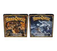 Avalon Hill HeroQuest Pack de Quête La Horde des Ogres & Extension L'Horreur des Glaces - Jeu de Rôle et de Plateau, 2 à 5 Joueurs, dès 14 ans