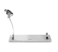 Avalon Support à Jambon Home avec tête rotative Inoxydable. Support à Jambon métallique avec Base en Acier Inoxydable, modèle Pliable 49,5 x 16,5 x 39 cm
