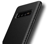 AVANA Coque de Protection en Silicone TPU pour Samsung Galaxy S10 Plus Noir