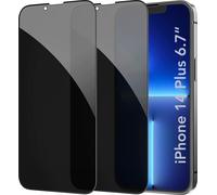 AVANA iPhone 14 Plus verre blindé protection visuelle film de protection écran 9H anti-spy film blindé 2 pièces