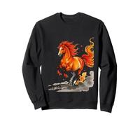 Avancez avec la Puissance de dix Mille Chevaux au Galop Sweatshirt