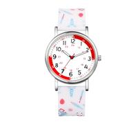 Avaner Montre Bracelet Étanche pour Soignants: Montre Bracelet Étanche à Mouvement Quartz Analogique, Cadran Numérique, Calcul de Pulsations Manuel, Bracelet Silicone
