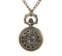 Avaner Montre Gousset Vintage Petit Femme:Montre de Poche à Quartz avec Échelle à Chiffres Arabes et Décoration de Cadran Chiffres Creux-Cadeau Fête des Mères Noël