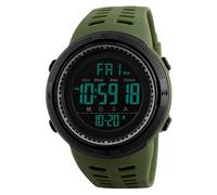 Avaner Montre Homme Digitale LED：Montre Bracelet Homme Étanche 5ATM Numérique de Sport pour Plein Air avec Chromètre,Réveil- Cadeau Anniversaire Fête des Pères, Noël