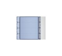 Bticino Façade Sfera New 352041 pour module électronique audio 4 appels Argenté