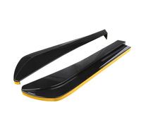 Avant Air Vent Spoiler Kit Diffuseur Pare Chocs Arrière Avec Aileron Et Aileron Canard Décorations Style Carrosserie Accessoires Extérieurs Universels Pour Voiture(Black Yellow)