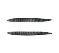 Avant Air Vent Spoiler Spoiler Avant Sourcils Phares Paupières Phares Garniture Autocollants Carrosserie Extérieurs Compatible Avec Mazda Pour MX-5 NC Pour Miata 2009-2015(Glossy Black)