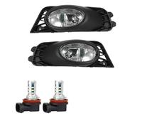 Avant Antibrouilla Compatible Avec Civic Pour FA1 2009 2010 2011 OEM: 33950-SNA-H51 33900-SNA-H51 Ensemble Feux Antibrouillard Pare-chocs Avant Accessoires Remplacement(With M10 White)