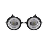 Avant Antibrouillard Pour Mazda RX-8 Pour CX-5 Pour CX-7 Pour CX-8 Pour CX-9 Pour MX-5 2 3 6 2004-2017 Feux Brouillard LED Angel Eyes Feux Jour Feux Avant Antibrouillard(LED White)