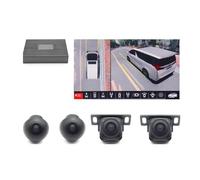 Avant/Arrière Caméra De Recul AHD 4K 1080P 3D 360 Degrés Système De Vue D'oiseau Caméras Voiture Parking Surround Vue Vidéo 4CH Enregistreur DVR UHD pour Alpha(None)