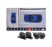 Avant/Arrière Caméra De Recul Système Caméra Voiture 3D AHD 1080P 360 Degrés, Vue Autour des Oiseaux, Enregistreur 4CH, DVR Automatique pour Lecteur avec Bouton sans Fil(None)