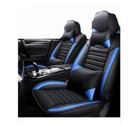 Avant Arrière Coussins Couvre Accessoires Personnalisés Pour Civic Pour Sport Pour Touring Pour Fit Pour Jade Pour Odyssey Pour Pilot Pour Vezel Pour Stream Pour Crv(Luxury Black Blue 5 seat)