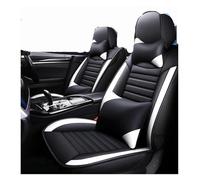 Avant Arrière Coussins Couvre Coussin Antidérapant En Cuir Personnalisé Accessoires Voiture Pour KIA Pour Sportage Pour Ceed Pour Rio Pour Niro Pour Stinger Pour Optima(Luxury Black White 5 seat)