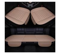 Avant Arrière Coussins Couvre Coussin Siège Universel Pour Hyundai Pour Solaris Pour Sonata Pour Creta Pour Encino Pour Elantra Pour Ix25 Pour Ix35 Housses Siège Auto Ensemble(Beige 3 PCS)