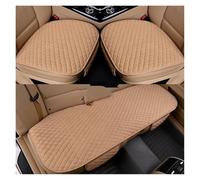 Avant Arrière Coussins Couvre Coussin Siège Universel Pour KIA Pour Ceed Pour Rio Pour Carens Pour Telluride Pour Cerato Pour Cadenza Housses Siège Auto Ensemble(Beige 3 PCS)