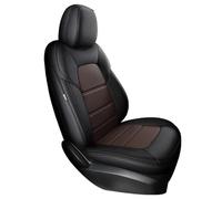 Avant Arrière Coussins Couvre Housse Siège Personnalisée 5 Sièges Pour VW Pour Gol Pour Bora Pour Passat Pour T-roc Pour Tiguan Pour Golf Housses Siège Auto Ensemble(5Pcs-Black Coffee)
