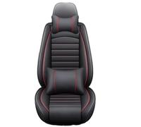 Avant Arrière Coussins Couvre Housse Siège Personnalisée Pour Ford Pour Fiesta Pour Fusion Pour Mondeo Pour Taurus Pour Mustang Pour Territoire Pour Kuga Pour Expédition(Luxury Black Red Pillow)