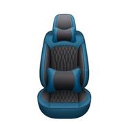 Avant Arrière Coussins Couvre Housse Siège Personnalisée Pour Ford Pour Fiesta Pour Fusion Pour Mondeo Pour Taurus Pour Mustang Pour Territoire Pour Kuga Pour F 150(Luxury Black Blue 5 Seat)