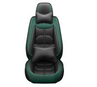 Avant Arrière Coussins Couvre Housse Siège Personnalisée Pour Ford Pour Fiesta Pour Fusion Pour Mondeo Pour Taurus Pour Mustang Pour Territoire Pour Kuga Pour Expédition(Luxury Black Green 5 Seat)