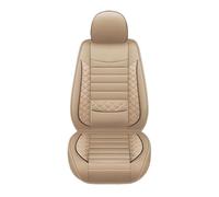 Avant Arrière Coussins Couvre Housse Siège Voiture Entièrement Enveloppée Anti-rayures Protection Siège Coussin Siège Véhicule Housse Siège Universelle Housses Siège Auto Ensemble(Beige 1 set)