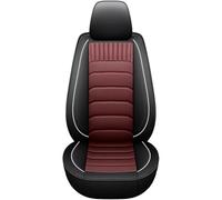 Avant Arrière Coussins Couvre Housses Siège Voiture Sur Mesure Ensemble Complet Coussins En Cuir Intérieur Antidérapant Pour Kia Pour Rio Housses Siège Auto Ensemble(Wine Red 1set)