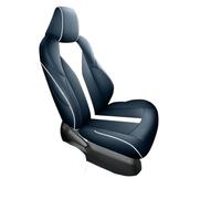 Avant Arrière Coussins Couvre Pour Toyota Pour CH-R Spécifique Personnaliser Ensemble Complet Couverture Siège Voiture En Cuir Durable Housses Siège Auto Ensemble(Standard Red)