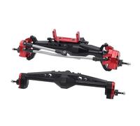 Avant Arrière Essieux RC Pour Axial Pour Capra UTB10 1.9 Pour UTB Pièces De Mise À Niveau Voiture Sur Chenilles RC 1/10 Remplacement L'essieu Avant Et Arrière Essieu Portail(Red,Rear Front Axle)