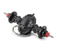 Avant Arrière Essieux RC pour Tamiya Pièces De Camion Remorquage Tracteur CNC Essieu Avant Arrière en Métal Différentiel Moyen Engrenage Intégré Voiture RC 1/14(Rear Axle)