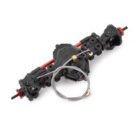 Avant Arrière Essieux RC pour Tamiya Pièces De Camion Remorquage Tracteur CNC Essieu Avant Arrière en Métal Différentiel Moyen Engrenage Intégré Voiture RC 1/14(Front Axle)