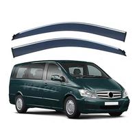 Avant ArrièRe Pare-Pluie pour Mercedes-Benz Valente MK2-W639 2003-2013-2025, Déflecteurs Vent Fenêtre Latérale Anti-Pluie Durable Déflecteurs Fenêtre Accessoires
