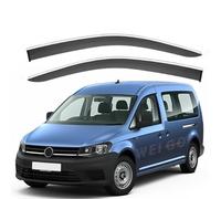 Avant ArrièRe Pare-Pluie pour VW Caddy MK3-2K 2005-2019, Déflecteurs Vent Fenêtre Latérale Anti-Pluie Durable Déflecteurs Fenêtre Accessoires