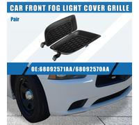 Avant Brouillard Lumiššre Couvercle Grille Gauche Droite pour Dodge Chargeur (Ensemble de 2)