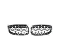 Avant Calandre Grille Compatible Avec BMW Pour Série 3 E92 E93 2006 2007 2008 2009 2010 Calandre Avant De Voiture Pare Chocs Avant Calandre Avant(Chrome)