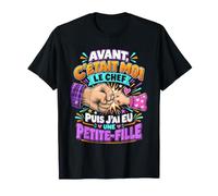 Avant C'Était Moi Le Chef Puis J'Ai EU Une Petite Fille Papy T-Shirt