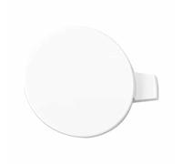 Avant Crochet Remorquage Construire pour Tesla Model 3 2017-2019, Voiture Pare Chocs Capuchon ABS Plastique Couvercle d'oeil Remorque Cache,B/White