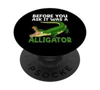 Avant de Demander, c'était Un Alligator drôle amputé PopSockets PopGrip Adhésif