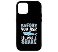Avant DE Demander C'était Un Requin Fun Shark Coque pour iPhone 12/12 Pro