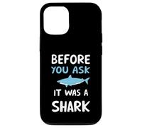 Avant DE Demander C'ÉTAIT Un Requin Requin Humoristique Coque pour iPhone 12/12 Pro