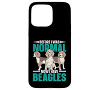 Avant d'être Normale, J'Ai Maintenant Un propriétaire de Chiot Beagles, Amoureux des Chiens Coque pour iPhone 15 Pro Max