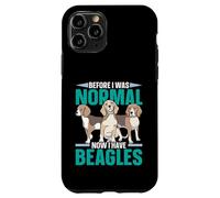 Avant d'être Normale, J'Ai Maintenant Un propriétaire de Chiot Beagles, Amoureux des Chiens Coque pour iPhone 11 Pro