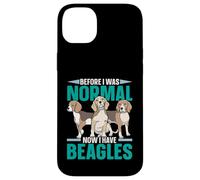 Avant d'être Normale, J'Ai Maintenant Un propriétaire de Chiot Beagles, Amoureux des Chiens Coque pour iPhone 14 Plus