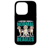 Avant d'être Normale, J'Ai Maintenant Un propriétaire de Chiot Beagles, Amoureux des Chiens Coque pour iPhone 14 Pro