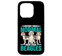 Avant d'être Normale, J'Ai Maintenant Un propriétaire de Chiot Beagles, Amoureux des Chiens Coque pour iPhone 15 Pro