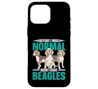 Avant d'être Normale, J'Ai Maintenant Un propriétaire de Chiot Beagles, Amoureux des Chiens Coque pour iPhone 16 Pro Max