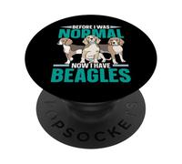 Avant d'être Normale, J'Ai Maintenant Un propriétaire de Chiot Beagles, Amoureux des Chiens PopSockets PopGrip Adhésif